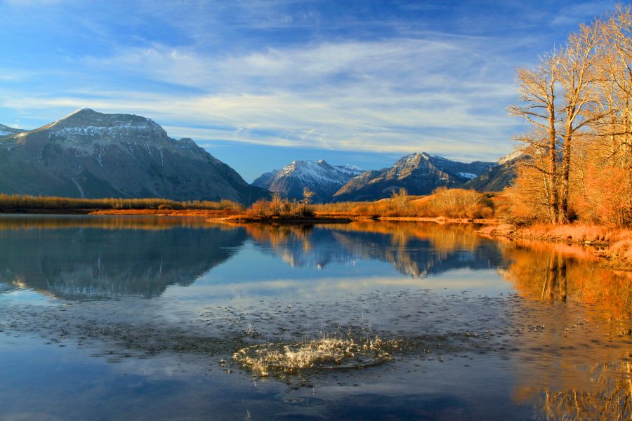View of Waterton Lakes National Park